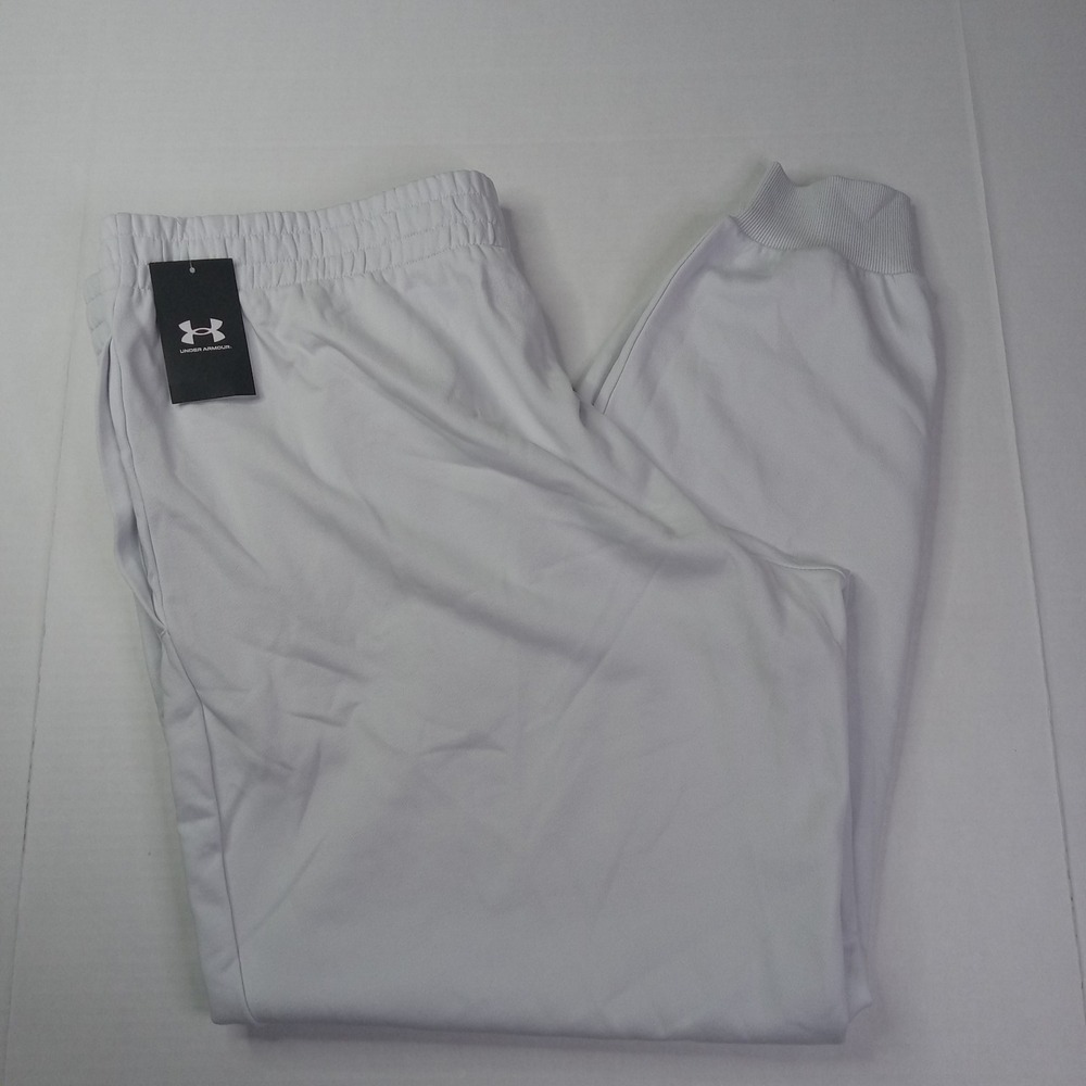 Under Armour UA Rival Fleece Joggers Sweatpants Men's 3XLT Gray 1379774-025 NWT